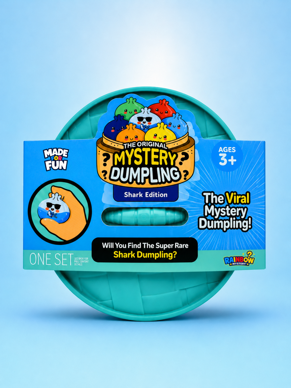 Rainbow Mystery™ Squishy Dumpling Toy – Mystery Blind Box Collectible