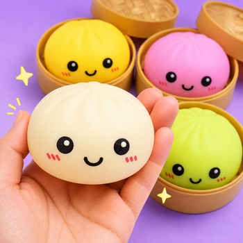 Rainbow Mystery™ Squishy Dumpling Toy – Mystery Blind Box Collectible